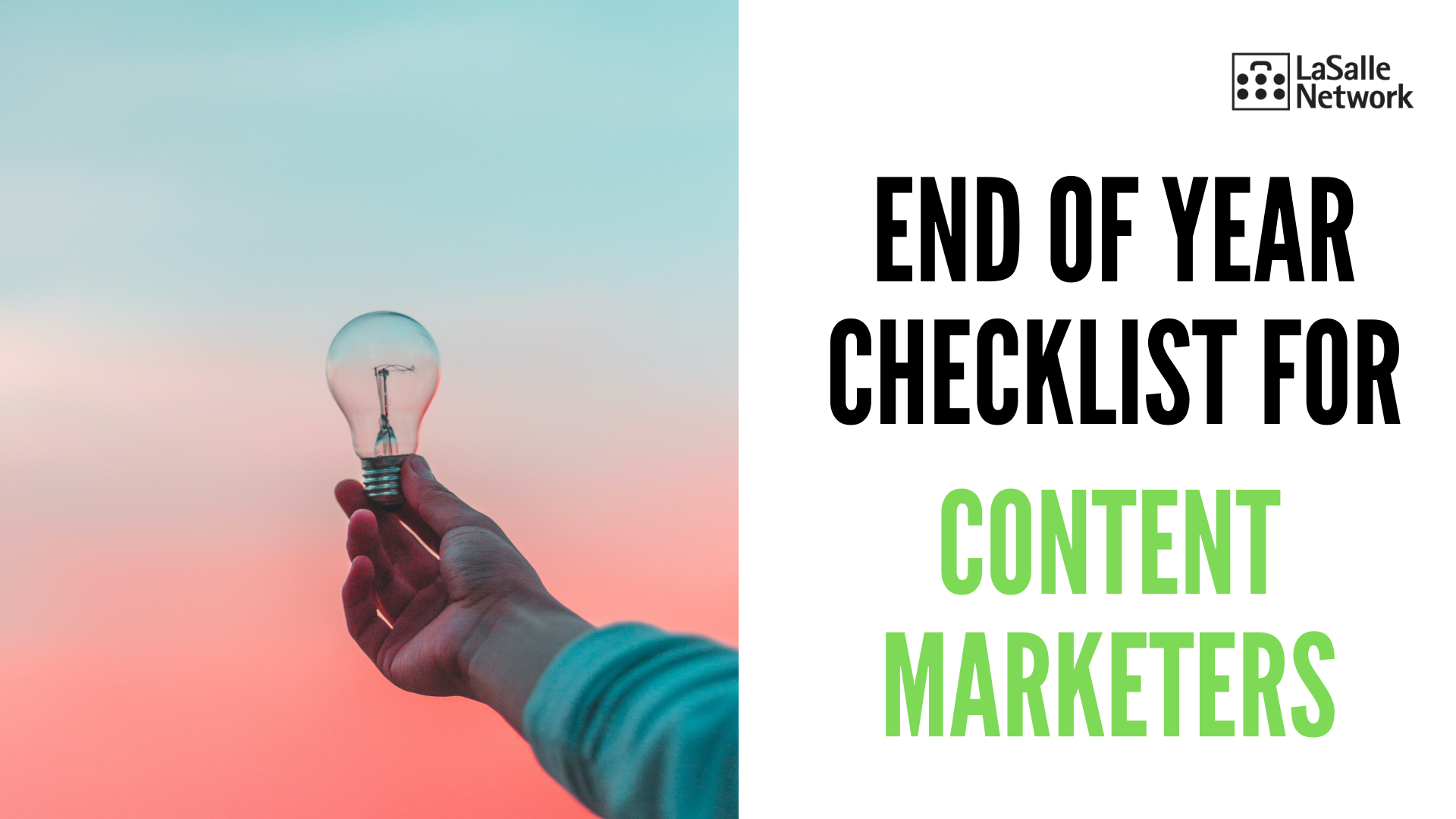 End Of Year Checklist For Content Marketers LaSalle Network end of year checklist for content marketers lasalle network