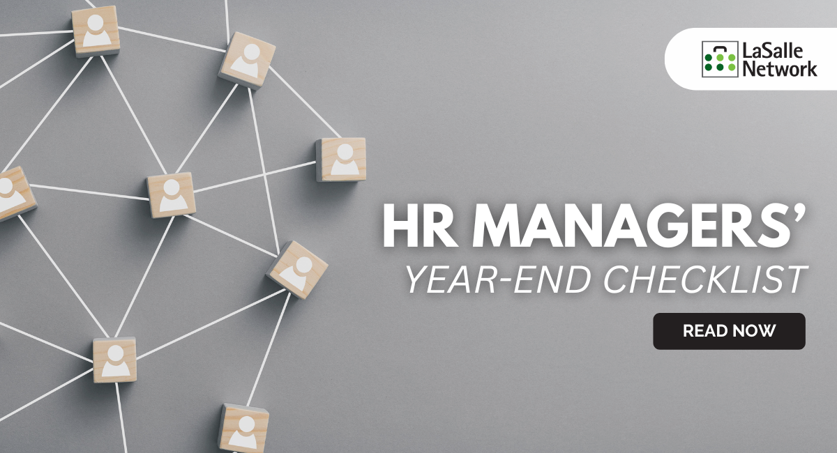 End of year checklist for HR Managers