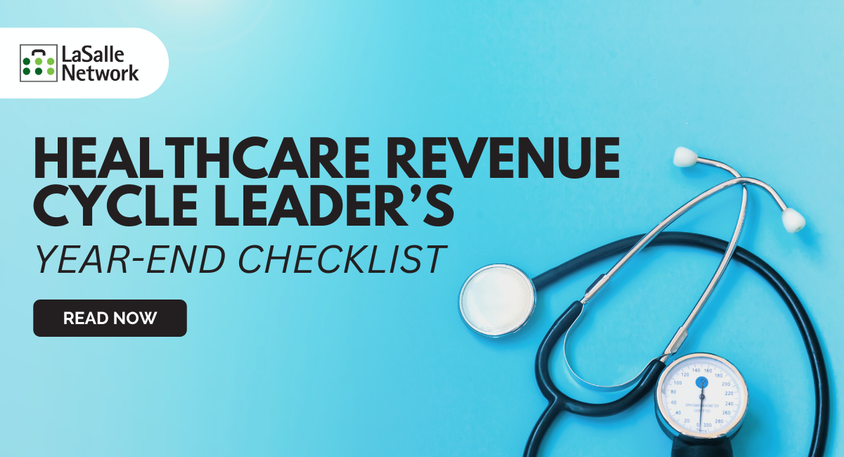 Healthcare revenue cycle leaders checklist